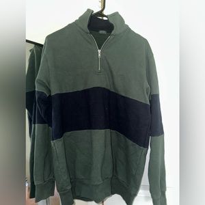 BRANDY MELVILLE JOHN GALT QUARTER ZIP UP HOODIE